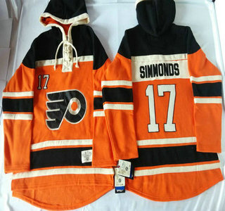 Old Time Hockey Philadelphia Flyers #17 Wayne Simmonds 2012 Winter Classic Orange Hoody