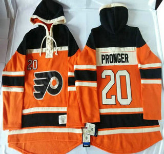 Old Time Hockey Philadelphia Flyers #20 Chris Pronger 2012 Winter Classic Orange Hoody
