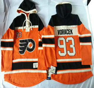 Old Time Hockey Philadelphia Flyers #93 Jakub Voracek 2012 Winter Classic Orange Hoody