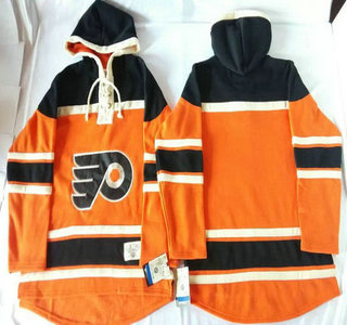 Old Time Hockey Philadelphia Flyers Blank 2012 Winter Classic Orange Hoody