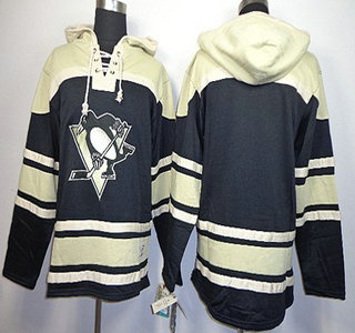 Old Time Hockey Pittsburgh Penguins Blank Black Hoody