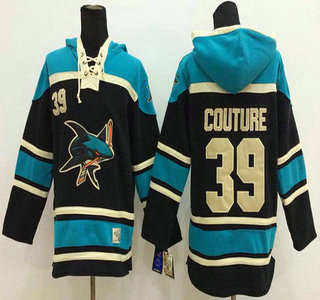 Old Time Hockey San Jose Sharks #39 Logan Couture Black Hoody