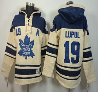 Old Time Hockey Toronto Maple Leafs #19 Joffrey Lupul Cream Hoody