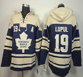 Old Time Hockey Toronto Maple Leafs #19 Joffrey Lupul Navy Blue Hoody