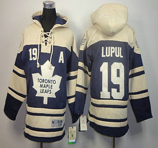 Old Time Hockey Toronto Maple Leafs #19 Joffrey Lupul Navy Blue Kids Hoody