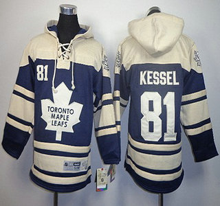 Old Time Hockey Toronto Maple Leafs #81 Phil Kessel Navy Blue Kids Hoody