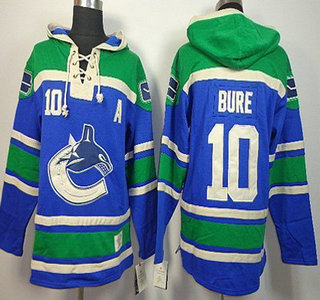 Old Time Hockey Vancouver Canucks #10 Pavel Bure Blue Hoody