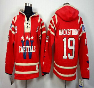 Old Time Hockey Washington Capitals #19 Nicklas Backstrom 2015 Winter Classic Red Hoody
