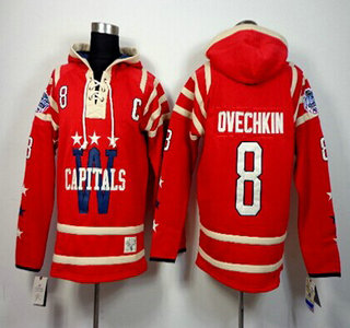 Old Time Hockey Washington Capitals #8 Alex Ovechkin 2015 Winter Classic Red Hoody