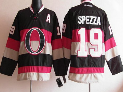 Ottawa Senators 19 Jason Spezza 2012 Black Third Jersey
