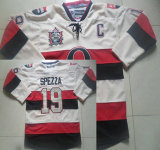 Ottawa Senators #19 Jason Spezza 2014 Heritage Classic Cream Jersey