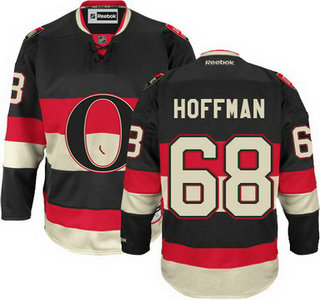 Ottawa Senators #68 Mike Hoffman Black Third Jersey