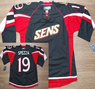Ottawa Senators 19 Jason Spezza Black Third Jersey