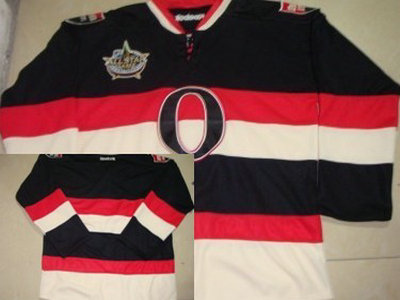 Ottawa Senators Blank 2012 Black Third Jersey