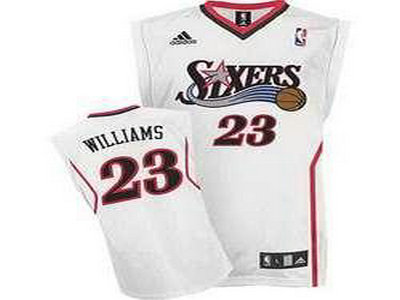 Philadelphia 76ers 23 Louis Williams White Jersey