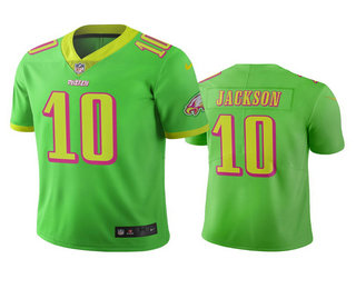 Philadelphia Eagles #10 DeSean Jackson Green Vapor Limited City Edition Jersey