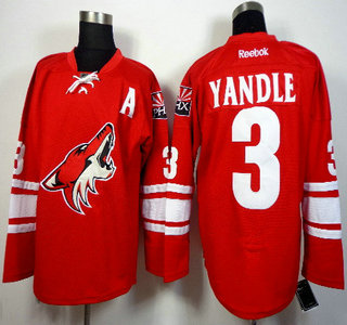 Phoenix Coyotes #3 Keith Yandle Red Jersey