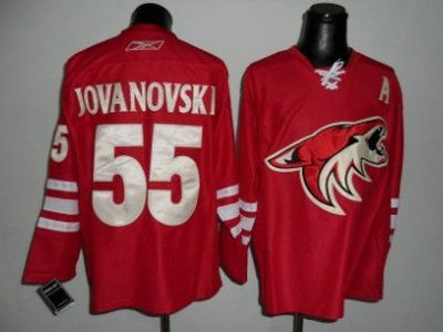 Phoenix Coyotes 55 Ed Jovanovski Red Jersey