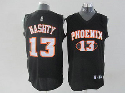 Phoenix Suns 13 Steve Nash Nashty BLACK Fashion Jersey