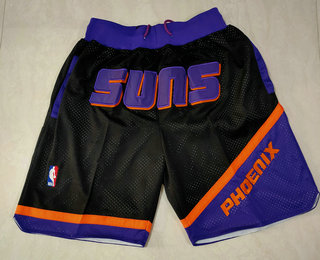 Phoenix Suns Shorts (Black) JUST DON By Mitchell & Ness