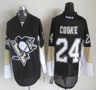 Pittsburgh Penguins 24 Matt Cooke Black Jersey