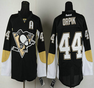 Pittsburgh Penguins 44 Brooks Orpik Black With A Patch Jersey