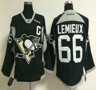 Pittsburgh Penguins #66 Mario Lemieux 2014 Training Black Jersey
