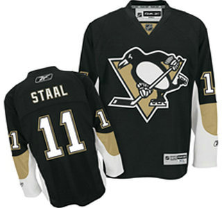 Pittsburgh Penguins 11 Staal Black Jersey
