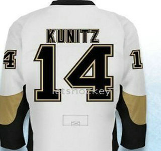 Pittsburgh Penguins 14 Kunitz White Jersey