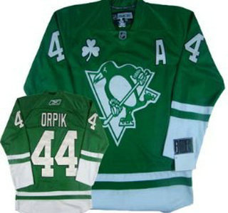 Pittsburgh Penguins 44 Brooks Orpik Green Jersey