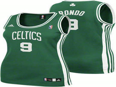 Rajon Rondo Green Revolution 30 Boston Celtics Women Jersey