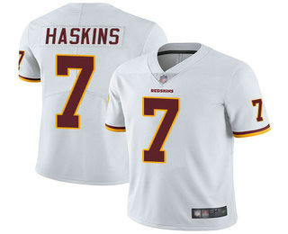 Redskins #7 Dwayne Haskins White Youth Stitched Football Vapor Untouchable Limited Jersey