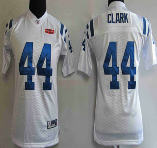 Reebok NFL Indianapolis Colts #44 Dallas Clark White Kids Jersey