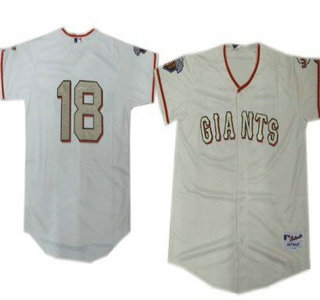 San Francisco Giants #18 Matt Cain Cream With Gold Kids Jersey