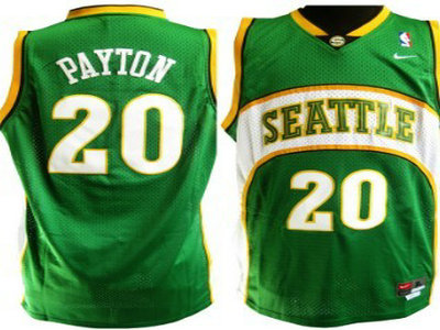 Seattle Supersonics 20 Payton Green Jersey