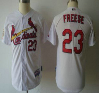 St. Louis Cardinals #23 David Freese White Kids Jersey