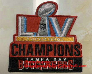 Tampa Bay Buccaneers 2021 Super Bowl LV Champions Patch