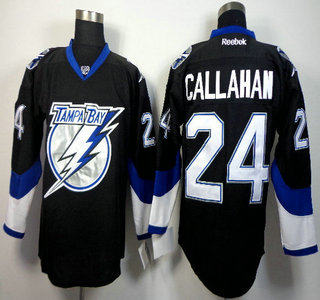 Tampa Bay Lightning #24 Ryan Callahan New Black Jersey