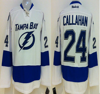 Tampa Bay Lightning #24 Ryan Callahan 2014 White Jersey