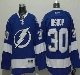 Tampa Bay Lightning #30 Ben Bishop Blue Jersey