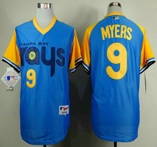 Tampa Bay Rays #9 Wil Myers 1988 Light Blue Jersey