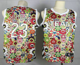 Team Jordan 23 Michael Jordan Fashion Stitched Basketball Jersey