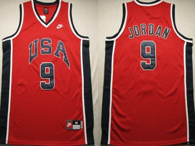 Team USA Basketball 9 Jordan Red Swingman Jersey