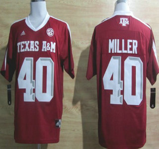 Texas A&M Aggies #40 Von Miller Red Jersey