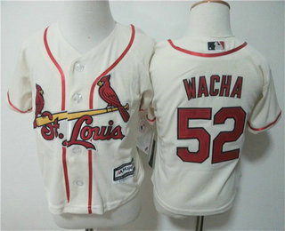 Toddler St. Louis Cardinals #52 Michael Wacha Cream MLB Baseball Jersey