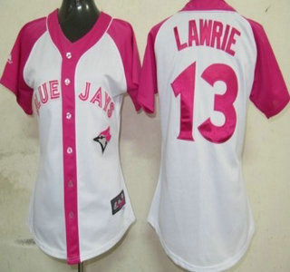 Toronto Blue Jays #13 Brett Lawrie 2012 Fashion Womens Jersey