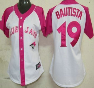 Toronto Blue Jays #19 Jose Bautista 2012 Fashion Womens Jersey