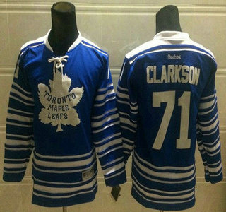Toronto Maple Leafs #71 David Clarkson 2014 Winter Classic Blue Kids Jersey
