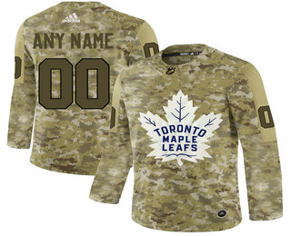 Toronto Maple Leafs Camo Men's Customized Adidas Jersey