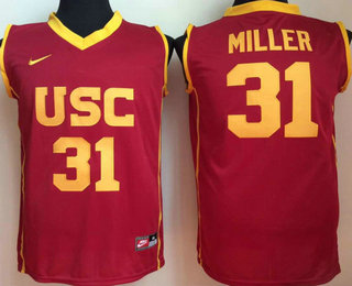 USC Trojans #31 Cheryl Miller Red College Basketball Jersey